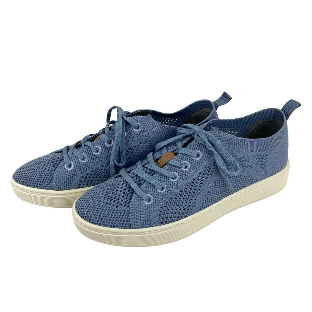 Sofft Sommers Knit Mesh Baby Blue Lace Up Sneakers Women's 8M